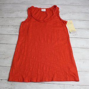 Oh Baby by Motherhood Womens Maternity Tank Top Size XL Red Sleeveless